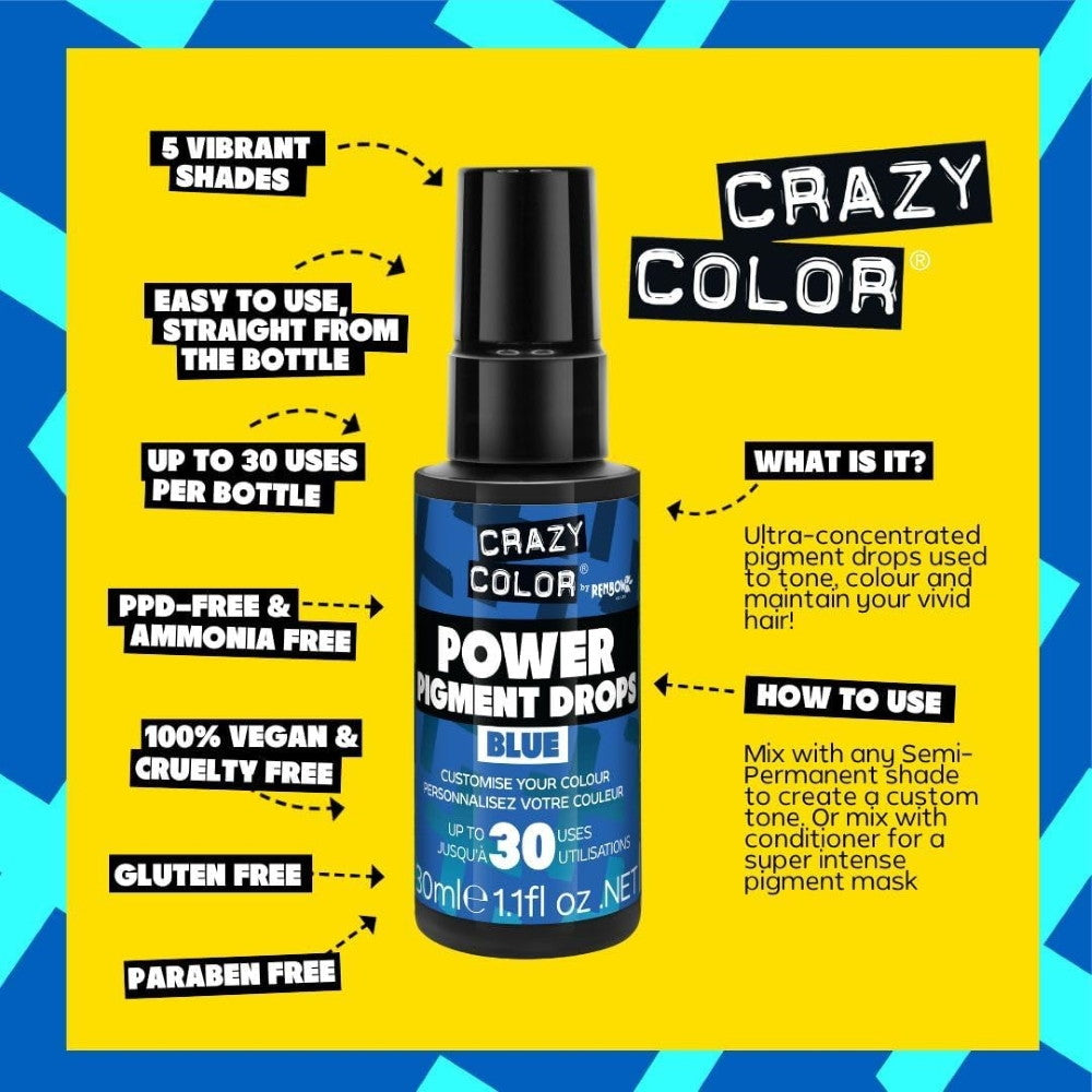 Ales Crazy Color Pigment Blue 30ml
