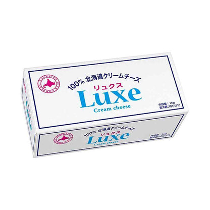 [Refrigerated] Hokkaido Dairy Luxe 100% Hokkaido Cream Cheese 1kg x 4 Boxes