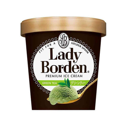 Lotte Lady Borden Pint Green Tea 470ml x 8