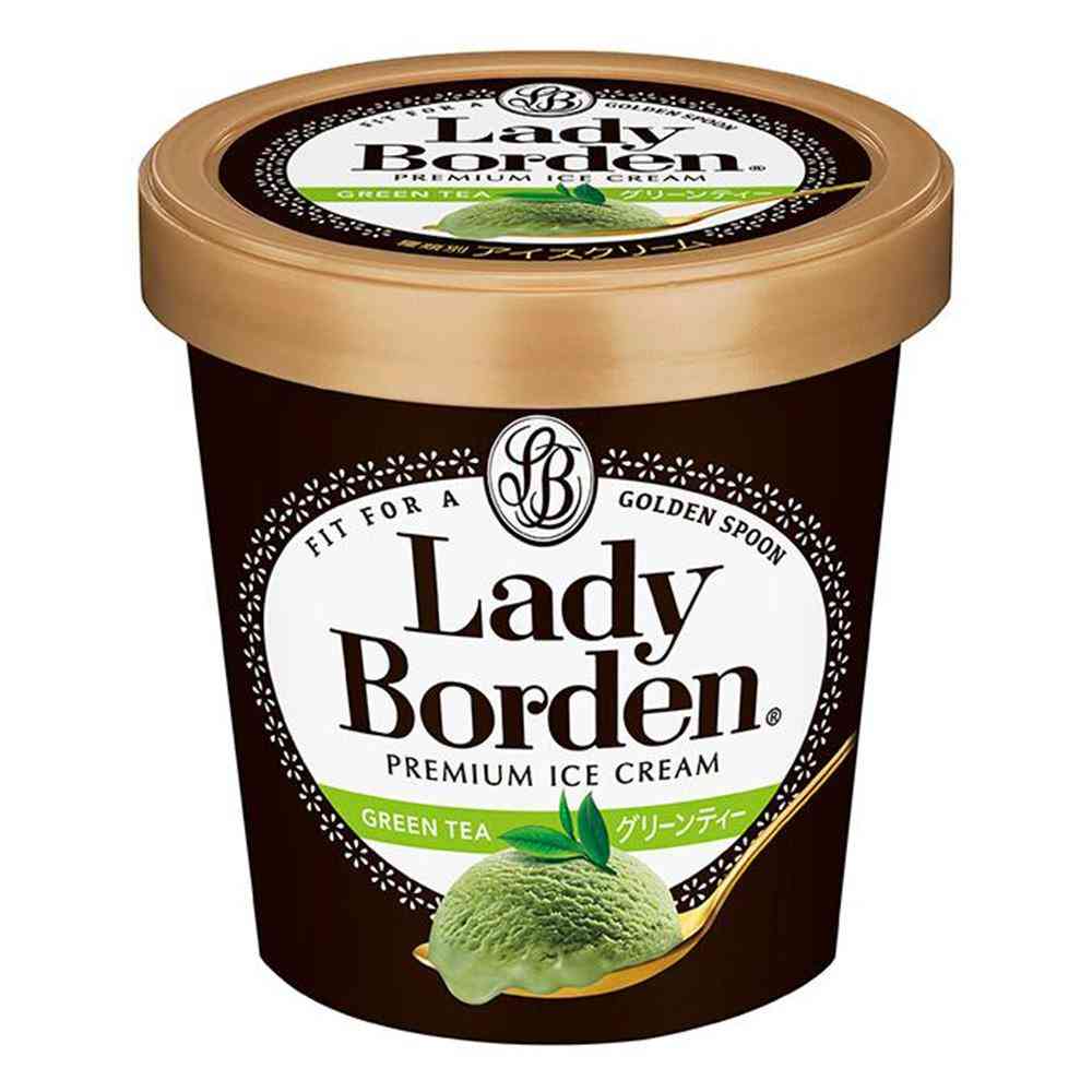 Lotte Lady Borden Pint Green Tea 470ml x 8