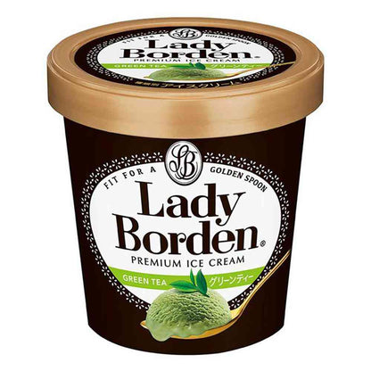 Lotte Lady Borden Pint Green Tea 470ml x 8