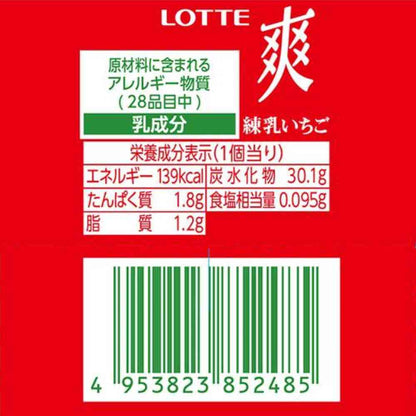 Lotte Soa Condensed Milk Strawberry 185ml x 18