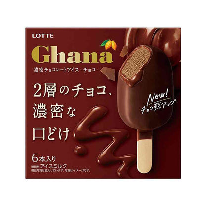 Lotte Ghana Chocolate Ice Deep Cocoa 330ml x 8