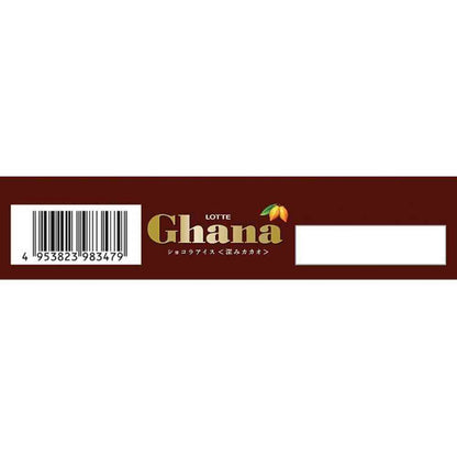 Lotte Ghana Chocolate Ice Deep Cocoa 330ml x 8