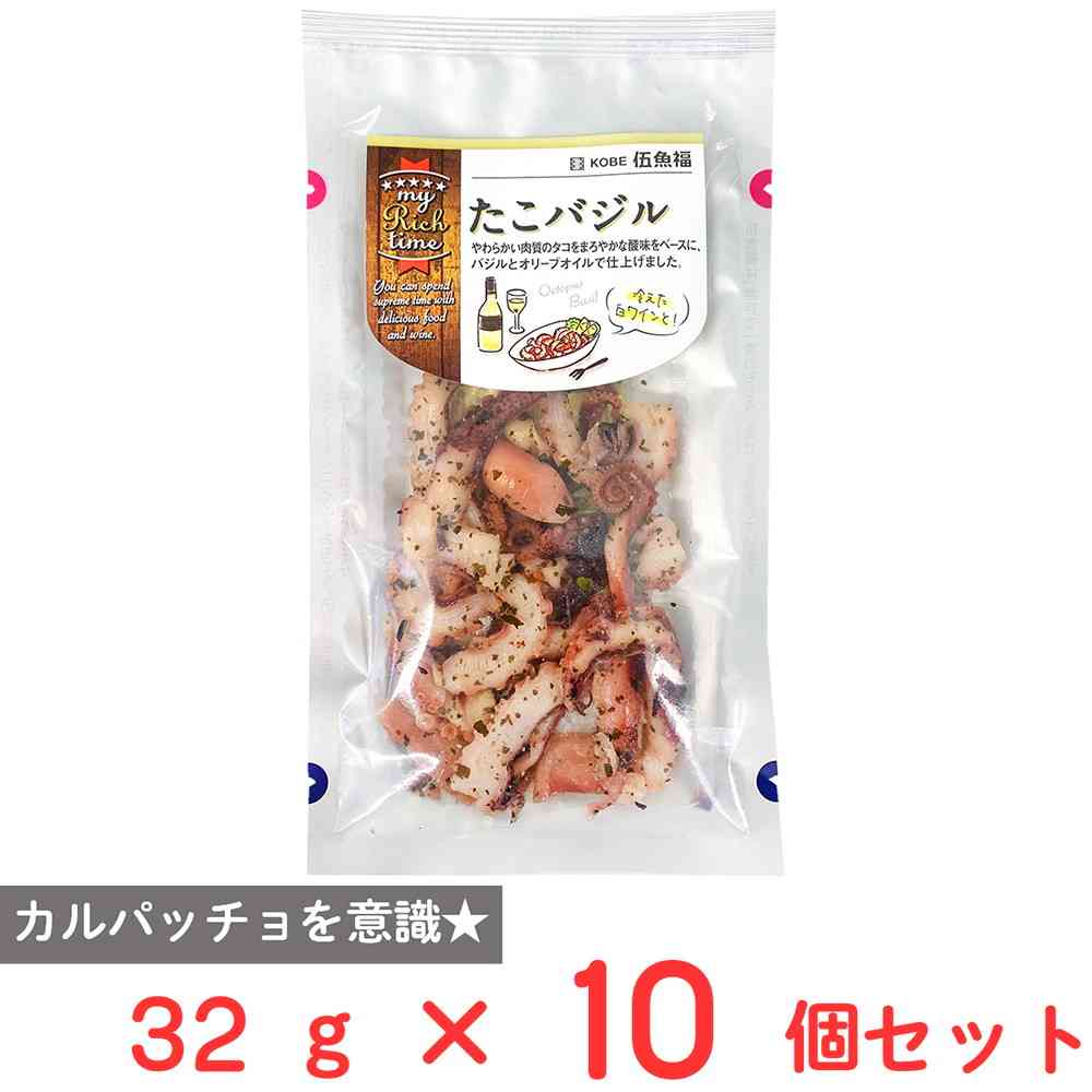 Gogyo Fuku Octopus Basil 32g x 10