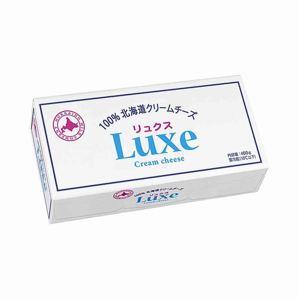 [Refrigerated] Hokkaido Dairy Luxe 100% Hokkaido Cream Cheese 400g x 5 Boxes