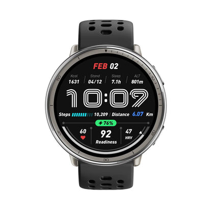 Earth Reborn Amazfit Active 2 (Round) Black Silicone