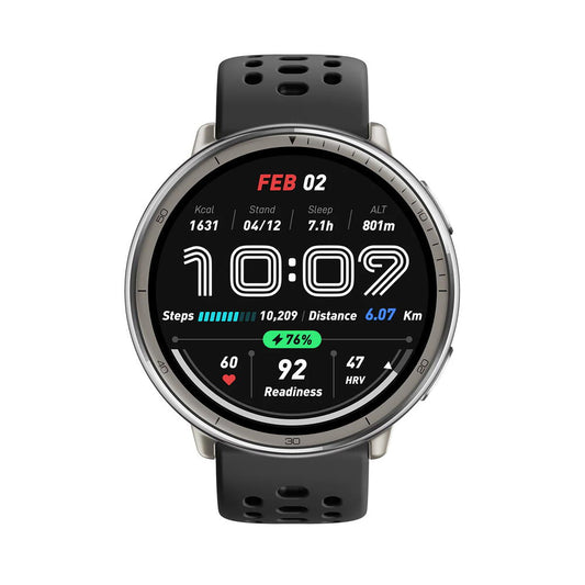 Earth Reborn Amazfit Active 2 (Round) Black Silicone