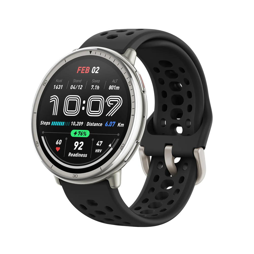 Earth Reborn Amazfit Active 2 (Round) Black Silicone