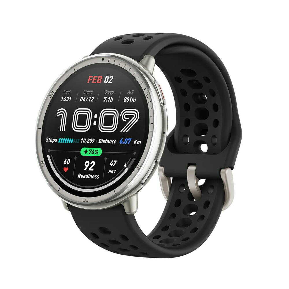 Earth Reborn Amazfit Active 2 (Round) Black Silicone