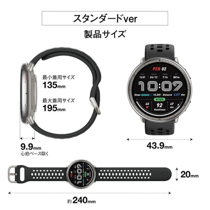Earth Reborn Amazfit Active 2 (Round) Black Silicone