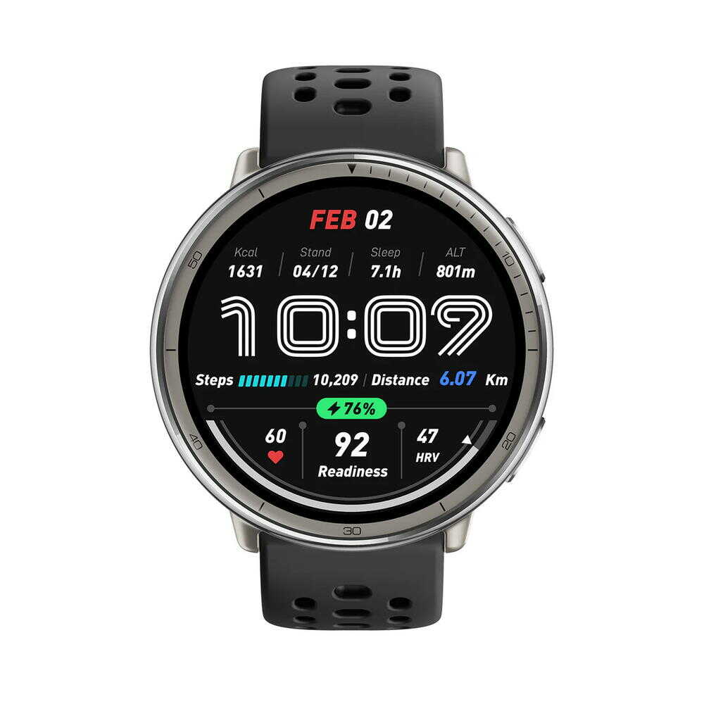 Earth Reborn Amazfit Active 2 (Round) Black Silicone