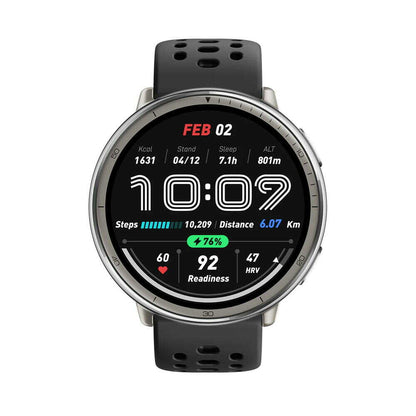Earth Reborn Amazfit Active 2 (Round) Black Silicone