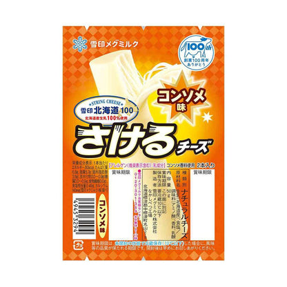 Snow Brand Hokkaido 100 Stretchable Cheese Consommé Flavor 50g x 6