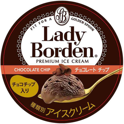 Lotte Lady Borden Mini Cup Chocolate Chip 120ml x 36