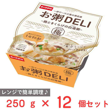 [Refrigerated] Konan Food Porridge DELI Chicken and Black Fungus White Soup Porridge 250g x 12 Packs