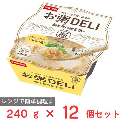 [Refrigerated] Konan Food Porridge DELI Sea Bream and Turnip Yuzu Porridge 240g x 12 Packs