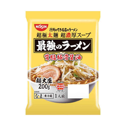 [Refrigerated] Nissin Foods Chilled Ramen from Popular Shops Ultimate Ramen Pork Bone Soy Sauce 276g x 6 Packs