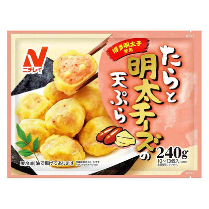 Nichirei Cod and Mentaiko Cheese Tempura (240g x 16 bags)