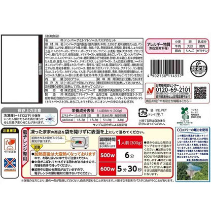 Nichirei Mitsuboshi Plate Onion Sauce Hamburger & Tomato Pasta 300g x 12 Bags