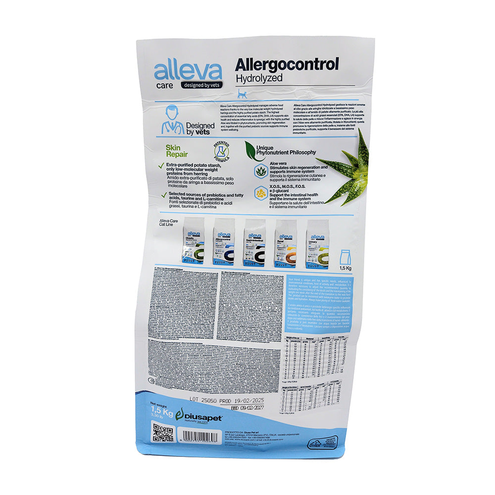 Aleva Care Cat Allergen Control Hydrolyzed Protein 1500g
