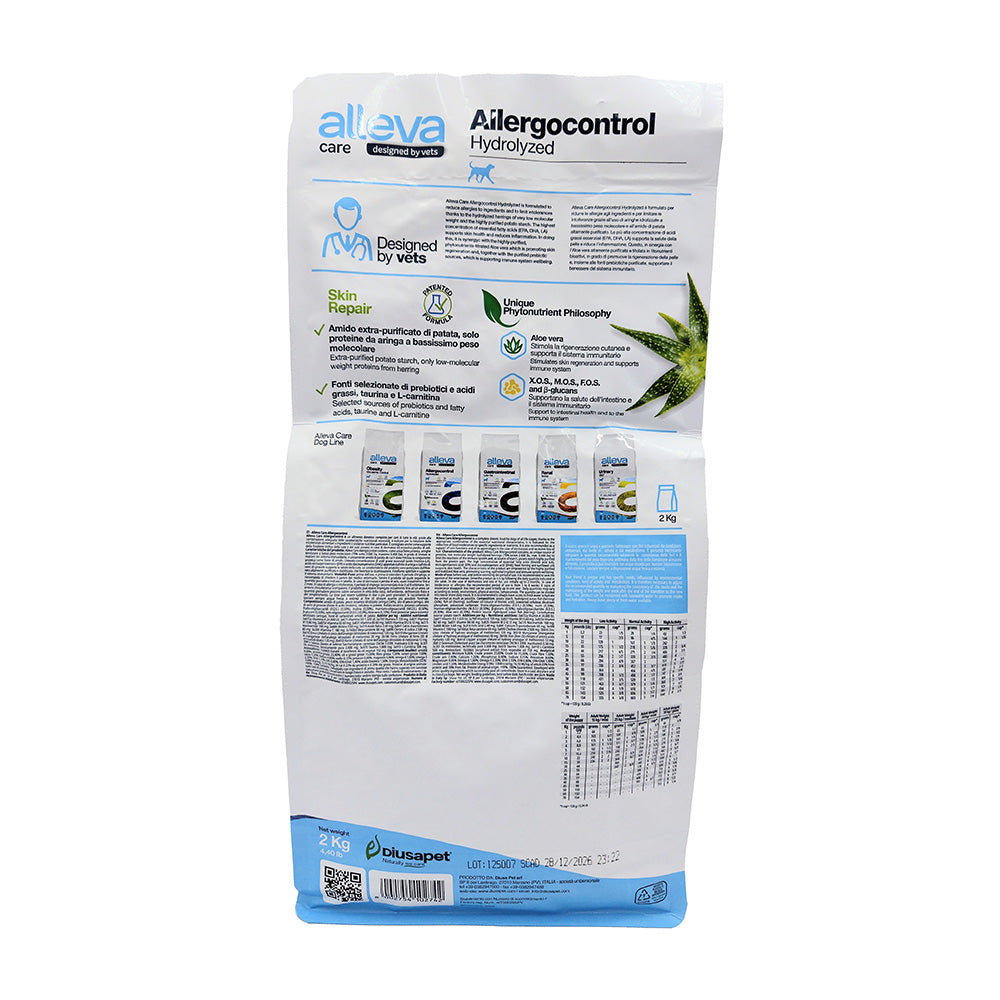 Alevacare Dog Allergen Control Hydrolyzed Protein 2000g