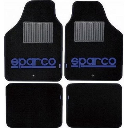 Sparco Corsa Floor Mats 4Pcs Blue