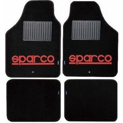 Sparco Corsa Floor Mats 4Pcs Red