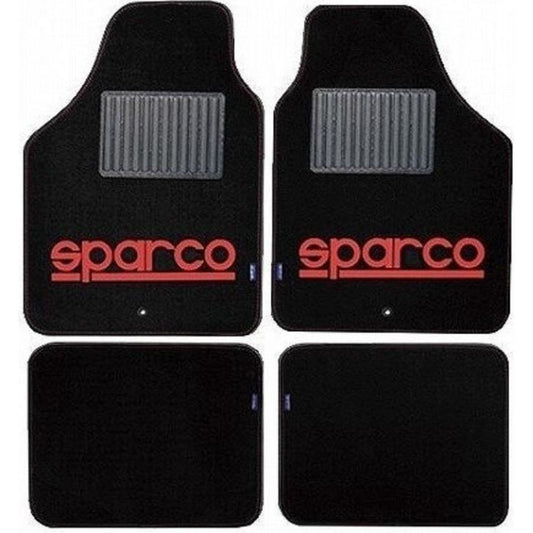 Sparco Corsa Floor Mats 4Pcs Red