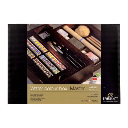 Rembrandt Solid Watercolor Master Box 42 Color Set