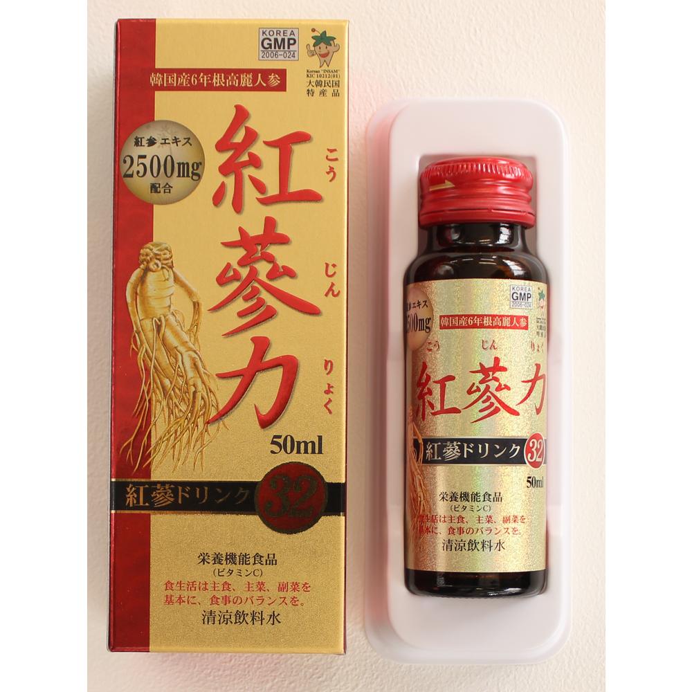 Red Ginseng Power Drink 32 50ml
