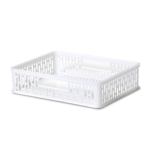 Sanko Plastic eRack Basket L White