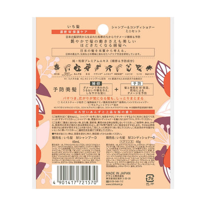 Ichikami Rich W Moisture Care Shampoo & Conditioner Mini Set 40ml + 40g