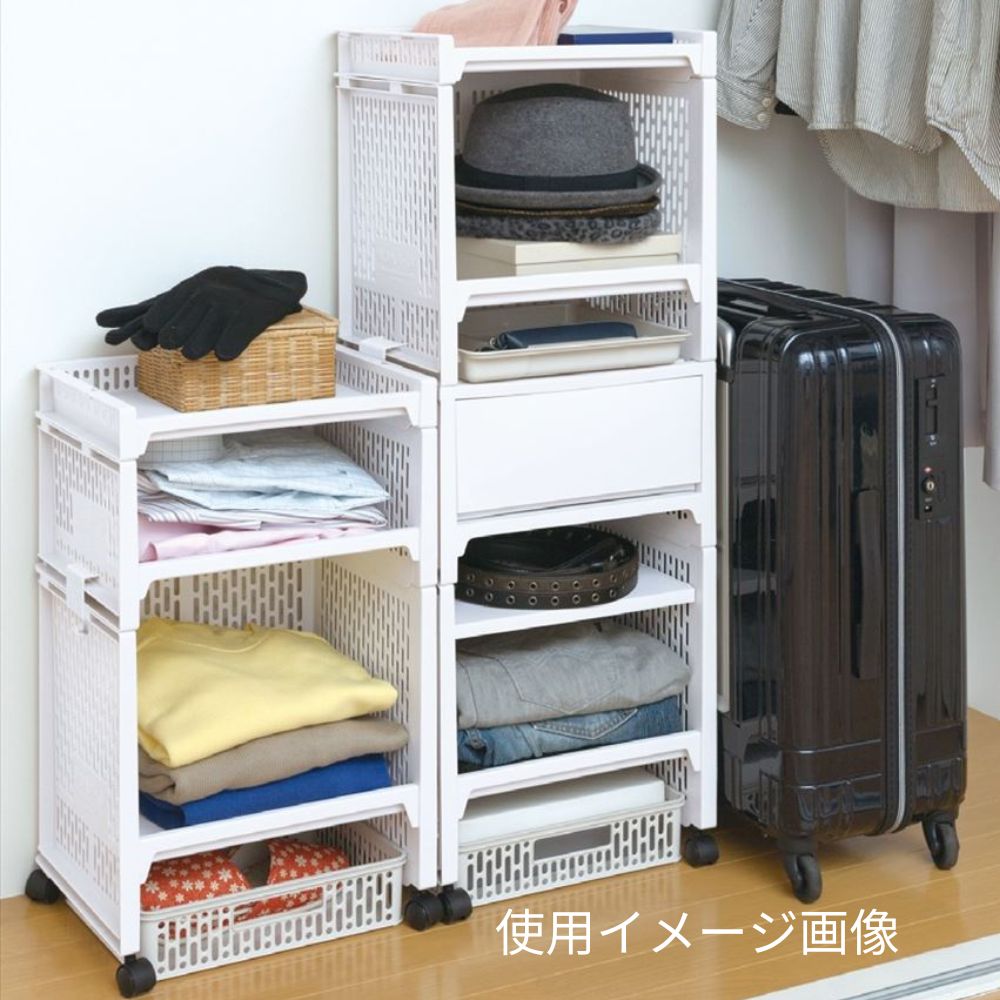 Sanko Plastic eRack Basket L White