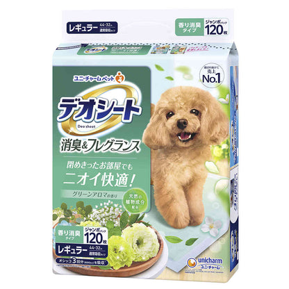 Uni-Charm Deo Sheet Deodorizing Green Aroma Regular 120 Sheets