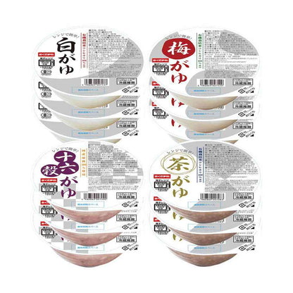 [Refrigerated] Konan Food Easy Microwave! Porridge Assortment Set (4 Varieties, 3 Packs Each)
